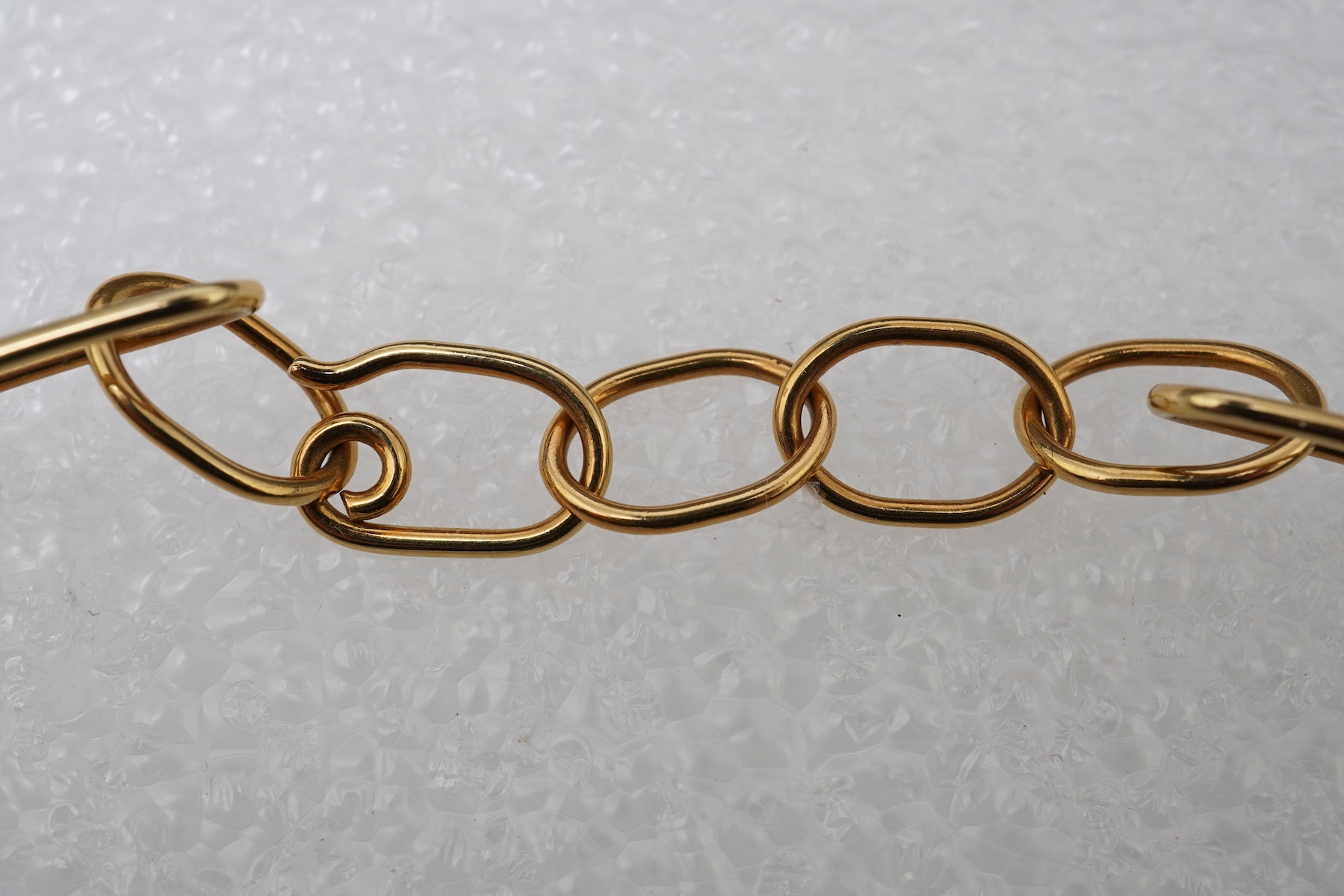 Elsa Peretti for Tiffany & Co., a gold 'Wave' necklace